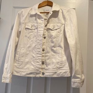 White Old Navy Jean Jacket